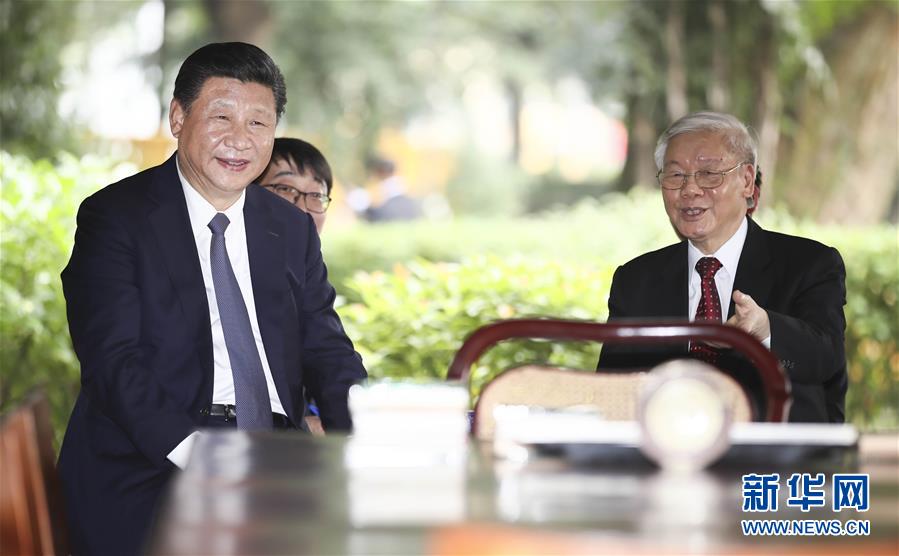 الرئيس الصيني يشيد بالعلاقات القوية بين الصين وفيتنام