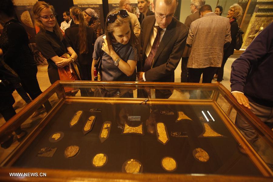 تقرير إاخباري: عرض 60 قطعة من الرقائق الذهبية للملك توت عنخ آمون لأول مرة منذ 95 عاما