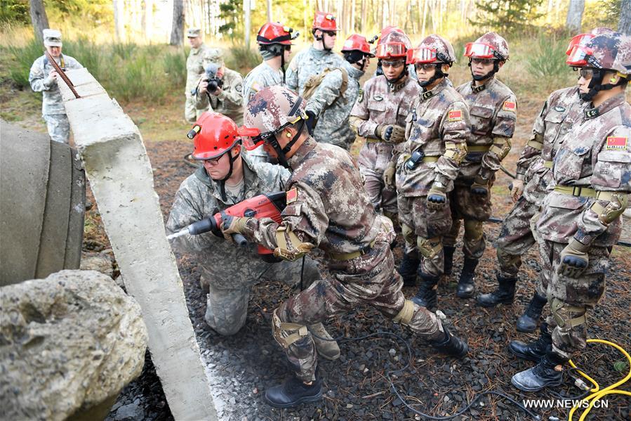 الجيشان الصيني والأمريكي يختتمان تدريبات على إدارة الكوارث الإنسانية