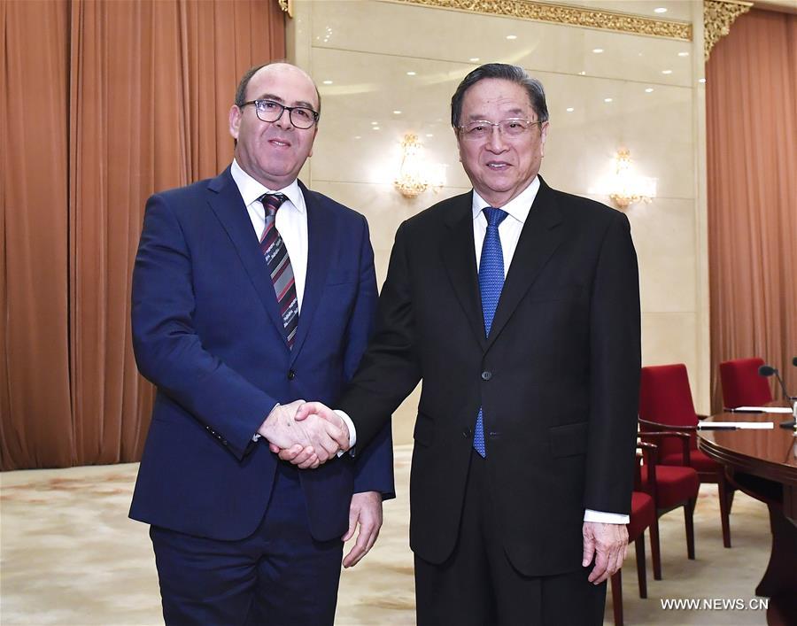 كبير المستشارين السياسيين فى الصين يجتمع مع رئيس مجلس المستشارين المغربى