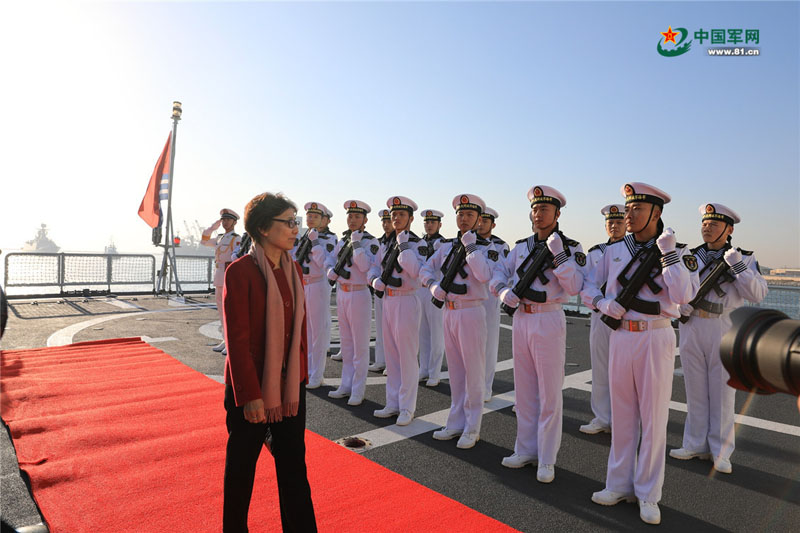 أسطول حراسة صيني يصل إلى تونس في زيارة ودية