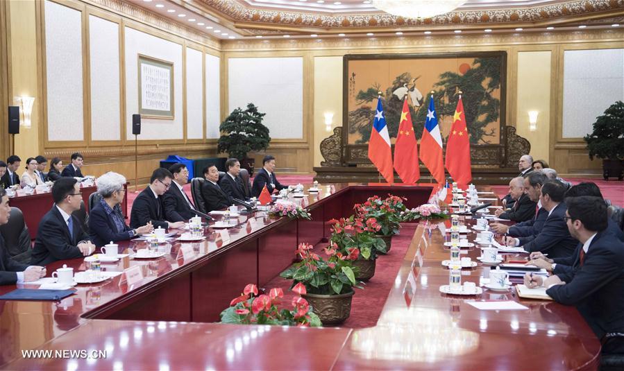 الصين وشيلى تتفقان على تعزيز التبادلات البرلمانية