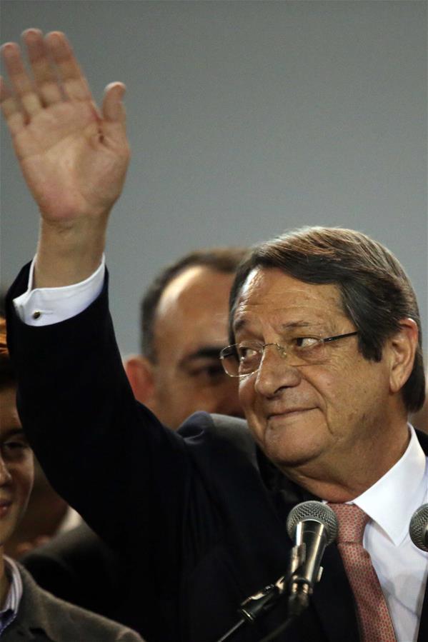 انتخاب الرئيس القبرصي الحالي لفترة رئاسية ثانية