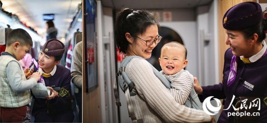 قصة سفر خلال عيد الربيع: مضيفتان توأم  في قطار فوشينغ