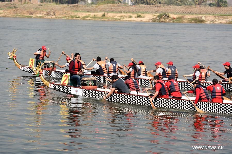 تقرير اخباري: صفحة نهر النيل تشهد سباقا لقوارب التنين احتفالا بأعياد الربيع