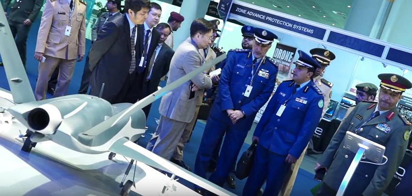 الطائرات غير المأهولة الصينية والأمريكية في معرض دولي بأبوظبي