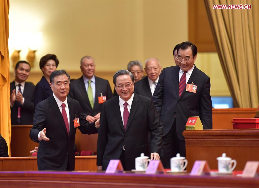 انتخاب وانغ يانغ رئيسا لأعلى جهاز استشاري سياسي في الصين