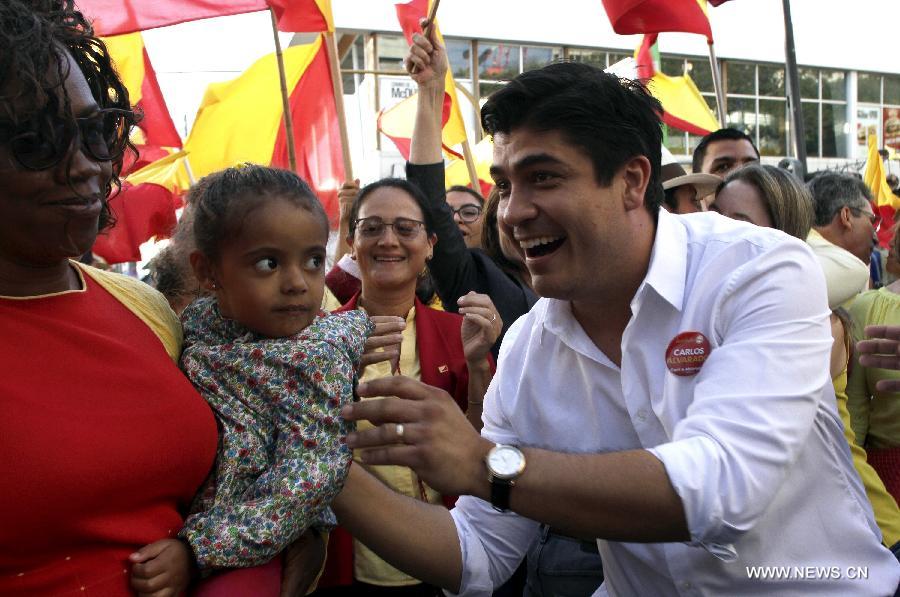 كارلوس ألفارادو يفوز بانتخابات الرئاسة في كوستاريكا