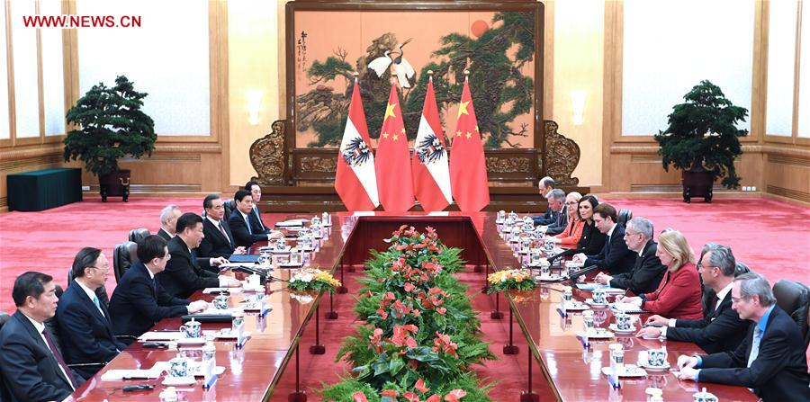 مقالة : الصين والنمسا تتفقان على إقامة شراكة استراتيجية ودية