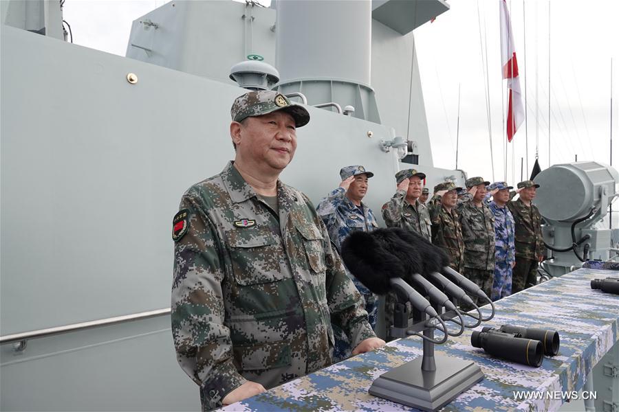 مقالة : الرئيس شي يتفقد البحرية في بحر الصين الجنوبي