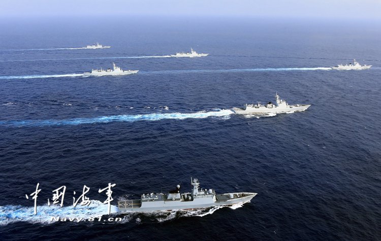 تشكيل بحري صيني ينفذ تدريبا قتاليا في غربي المحيط الهادئ