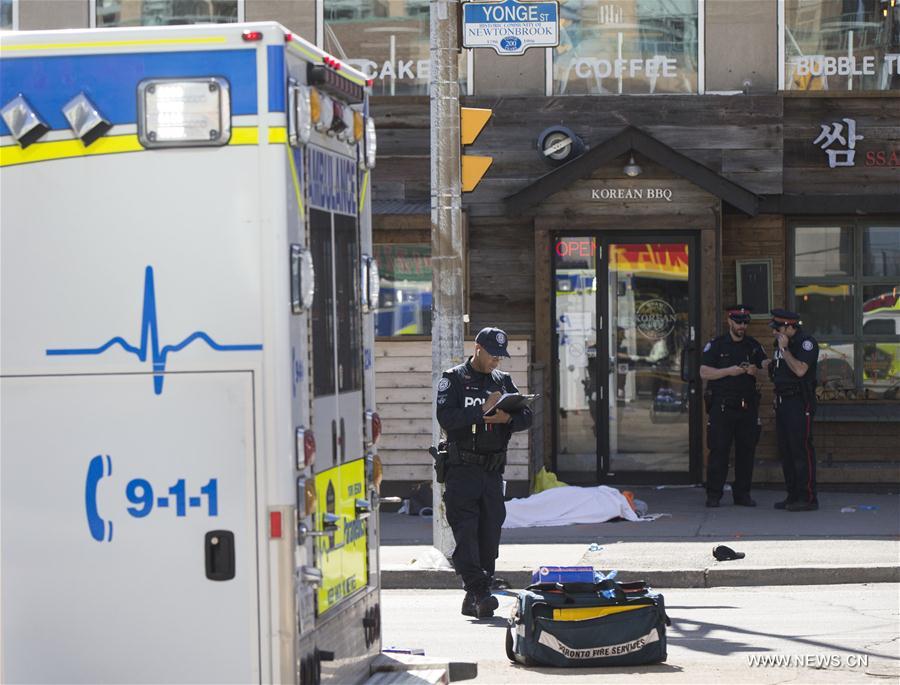 ارتفاع حصيلة قتلى حادث الدهس في تورنتو إلى 10