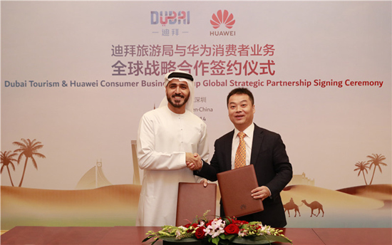 دبي تتعاون مع هواوي لتصبح أول وجهة سياحية للسياح الصينيين