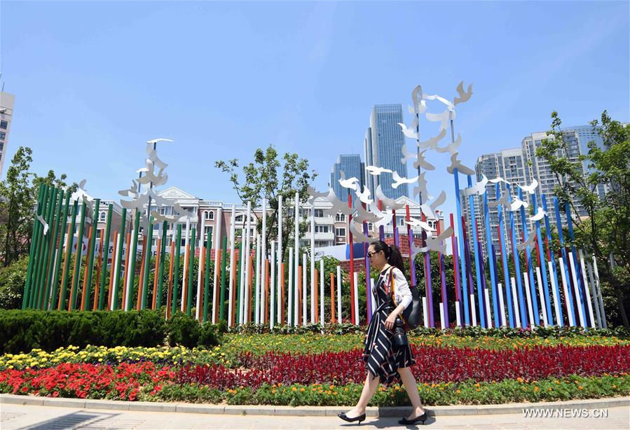 مدينة تشينغداو الساحلية الجميلة على الاستعداد لقمة منظمة شانغهاي للتعاون