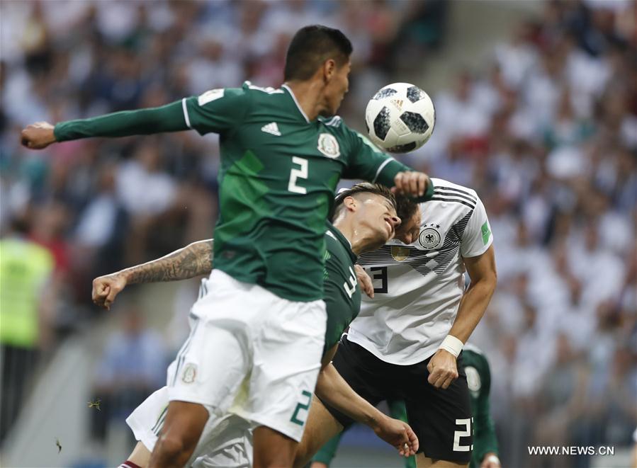 المكسيك تفوز على ألمانيا 1-0 في مباراتهما الأولى بكأس العالم في روسيا