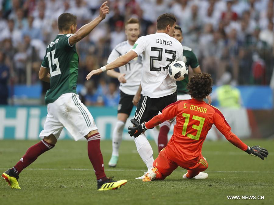 المكسيك تفوز على ألمانيا 1-0 في مباراتهما الأولى بكأس العالم في روسيا