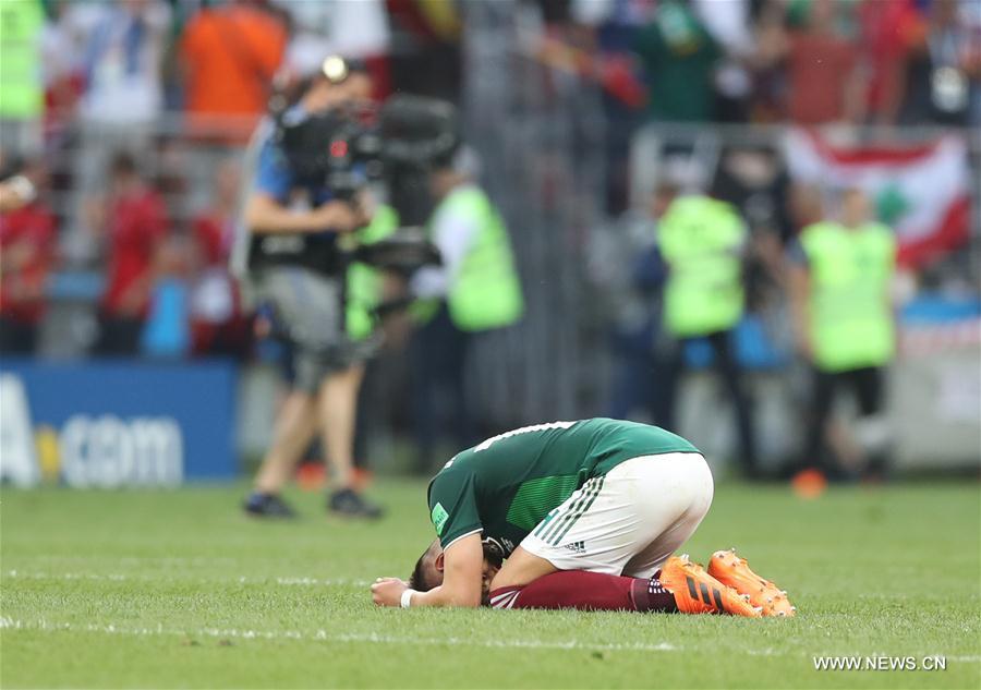 المكسيك تفوز على ألمانيا 1-0 في مباراتهما الأولى بكأس العالم في روسيا