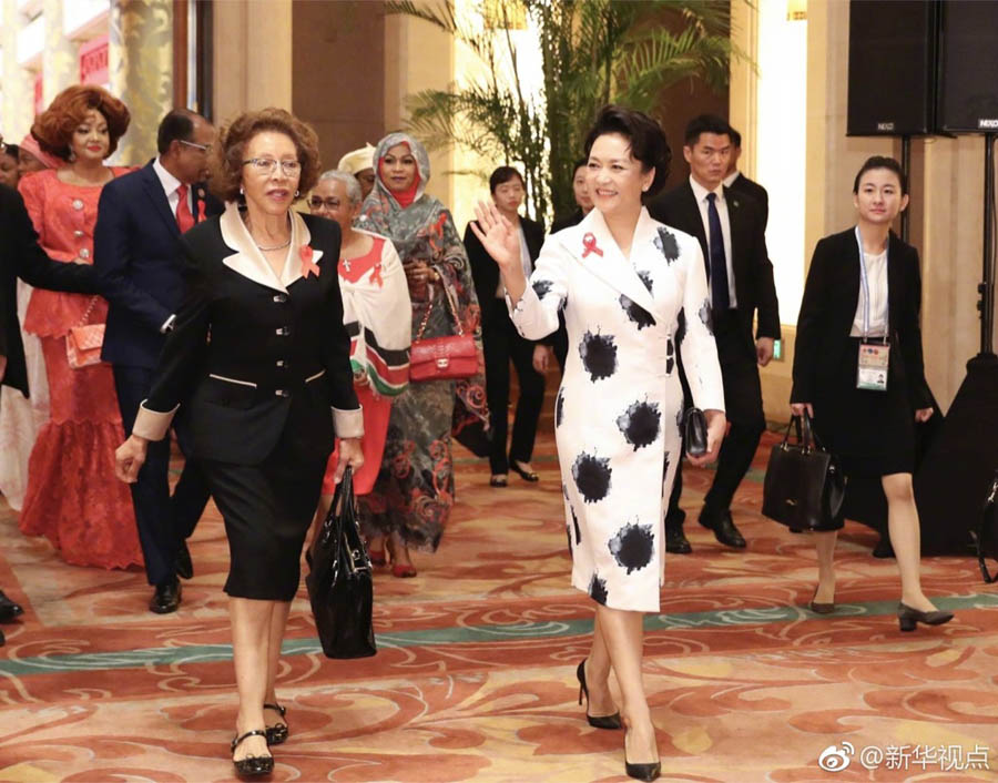 بنغ لي يوان تحضر الاجتماع الصيني الأفريقي لمكافحة الإيدز