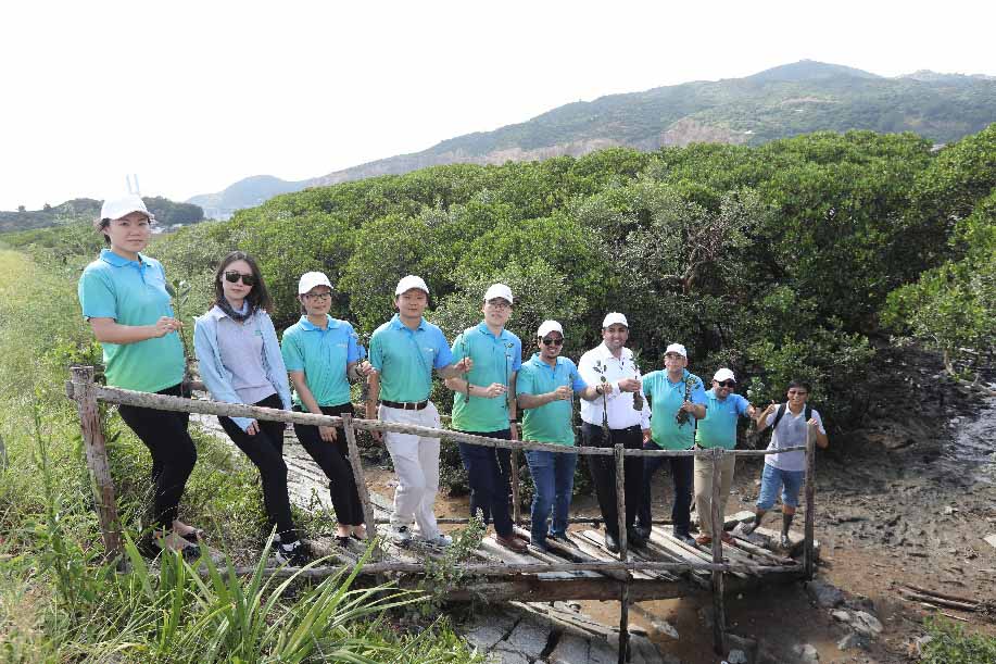 شركة أرامكو تدعم حماية غابات المنغروف في مقاطعة فوجيان جنوب شرقي الصين