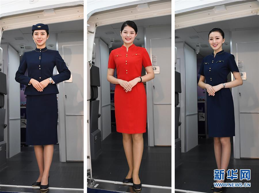 أزياء مضيفات الطيران الصينيات في عصور مختلفة
