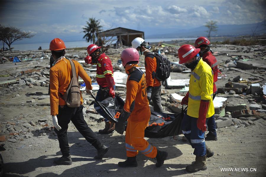 إرتفاع حصيلة وفيات الزلازل والتسونامي في إندونيسيا إلى 1948 وفقدان ما يزيد على 5000 شخص