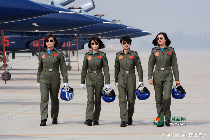 القوات الجوية الصينية بصدد تعيين 40 طيارا من السيدات في 2019