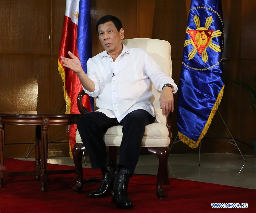 مقابلة: دوتيرتي: زيارة شي من المتوقع أن تعزز العلاقات الفلبينية-الصينية