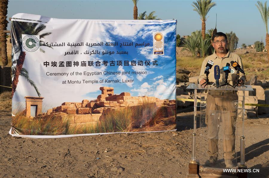 انطلاق عمل أول بعثة أثرية صينية في مصر رسميا