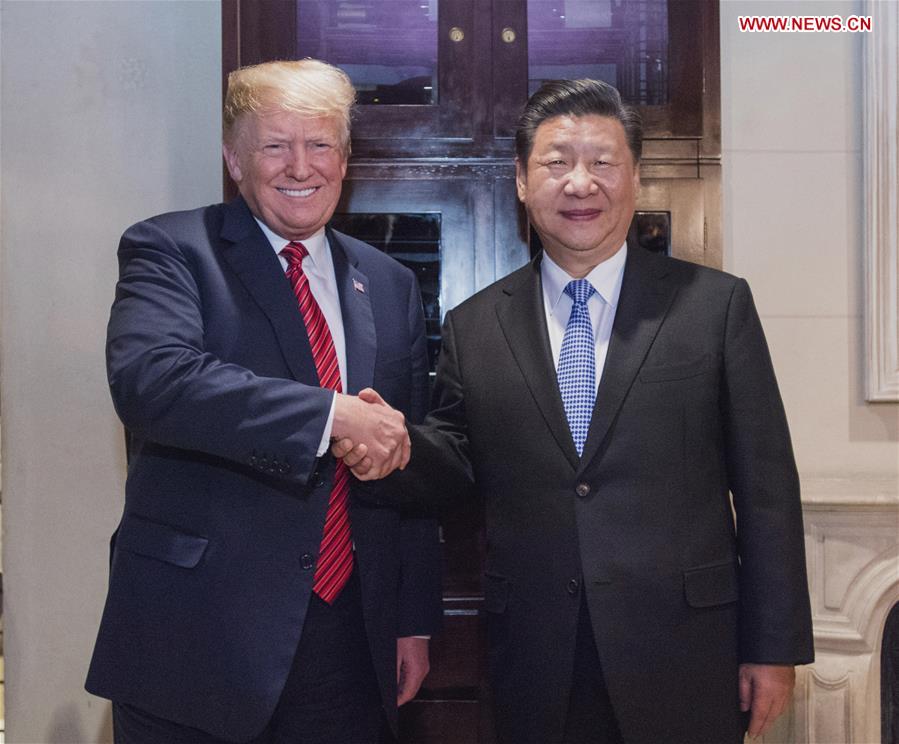 الرئيس الصيني شي جين بينغ والرئيس الأمريكي دونالد ترامب يجتمعان في بوينس آيرس