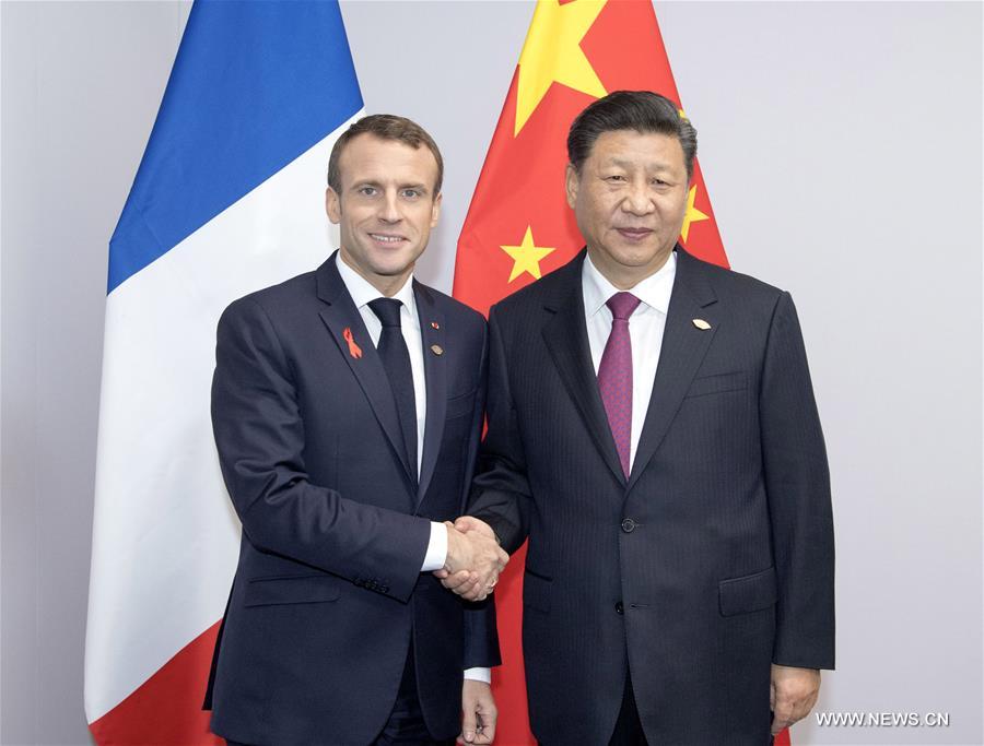 الصين وفرنسا تتفقان على تعزيز العلاقات والتمسك بالتعددية