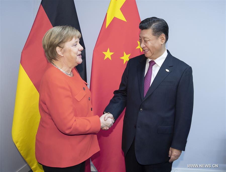 شي يتعهد ببذل جهود مشتركة مع ألمانيا لحماية التعددية واقتصاد عالمي مفتوح