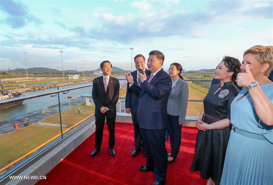 الرئيس الصيني يزور الأهوسة الجديدة بقناة بنما