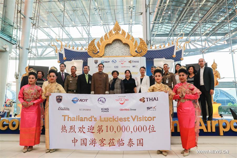 عدد السياح الصينيين إلى تايلاند يبلغ 10 ملايين لأول مرة