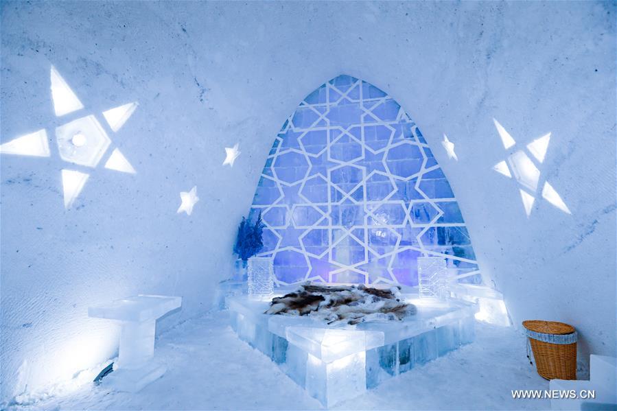 فندق الثلج والجليد في هايلار بمدينة هولون بوير بمنطقة منغوليا الداخلية ذاتية الحكم