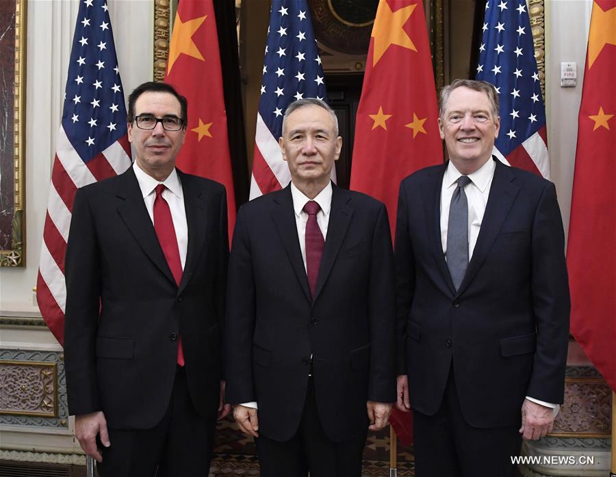 الصين والولايات المتحدة تبدآن الجولة السابعة من المحادثات التجارية رفيعة المستوى في واشنطن