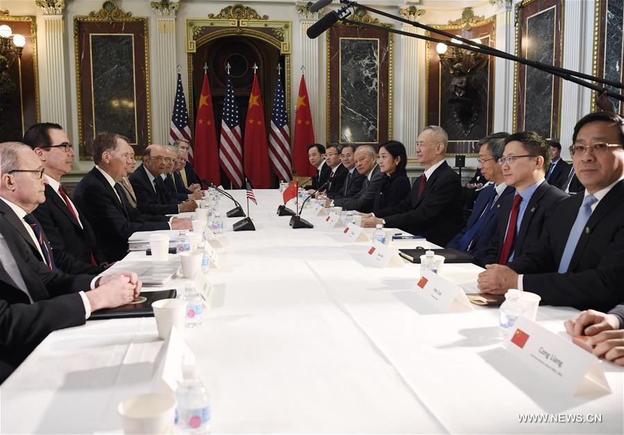 الصين والولايات المتحدة تبدآن الجولة السابعة من المحادثات التجارية رفيعة المستوى في واشنطن