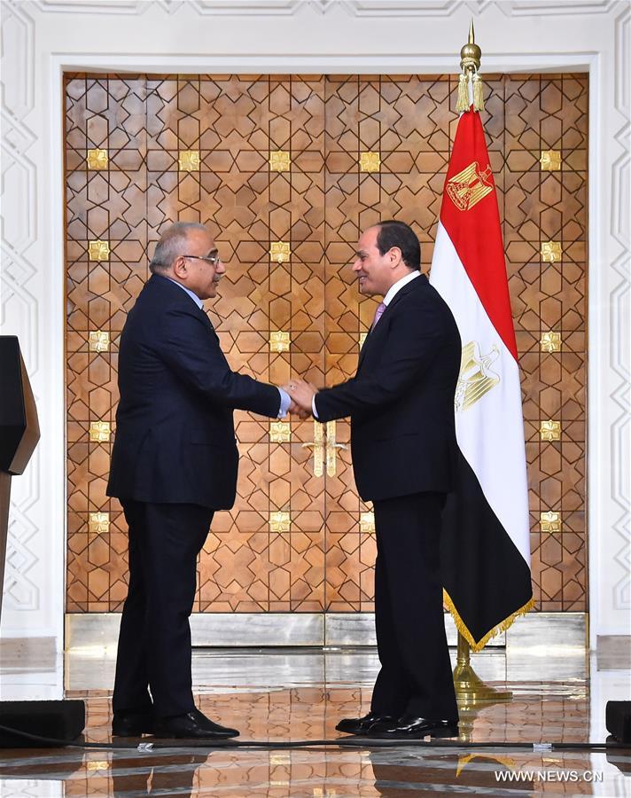 السيسي يؤكد موقف مصر الثابت والداعم لوحدة العراق واستقراره