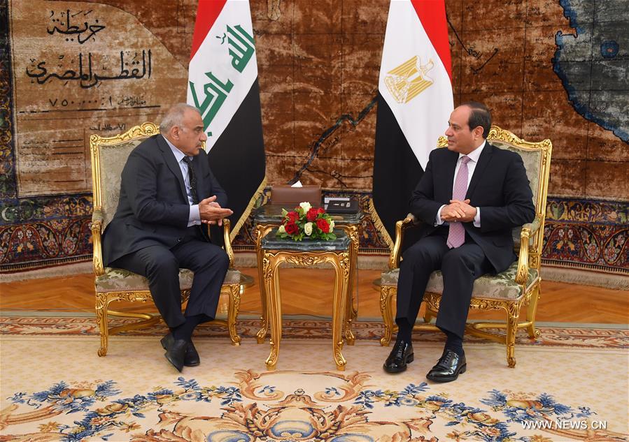 السيسي يؤكد موقف مصر الثابت والداعم لوحدة العراق واستقراره