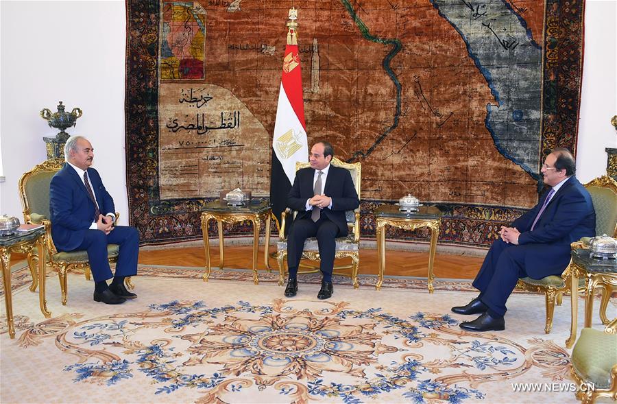 السيسي يؤكد دعم مصر لجهود مكافحة الإرهاب والميليشيات المتطرفة في ليبيا