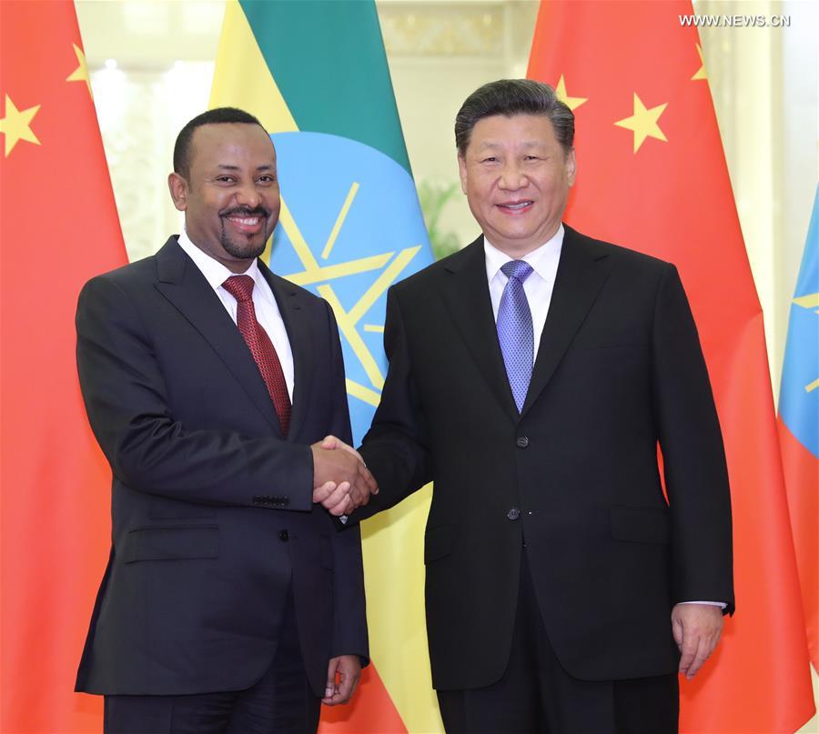 شي يلتقي رئيس الوزراء الأثيوبي