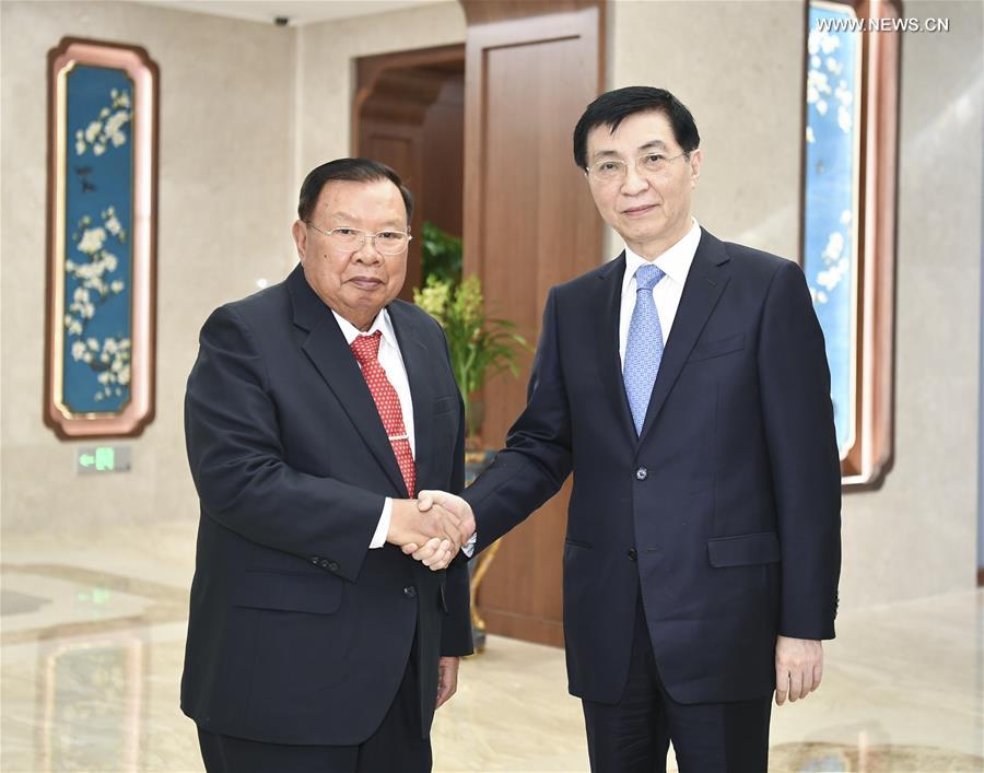 مسؤول بارز بالحزب الشيوعي الصيني يلتقي رئيس لاوس