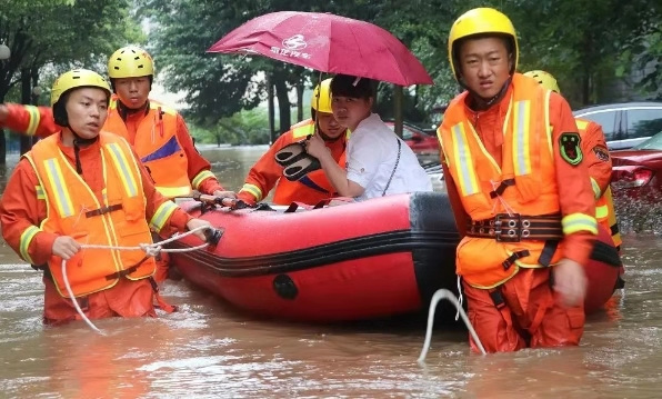 الصين تنقذ أكثر من 14165 شخصًا في موسم الفيضانات