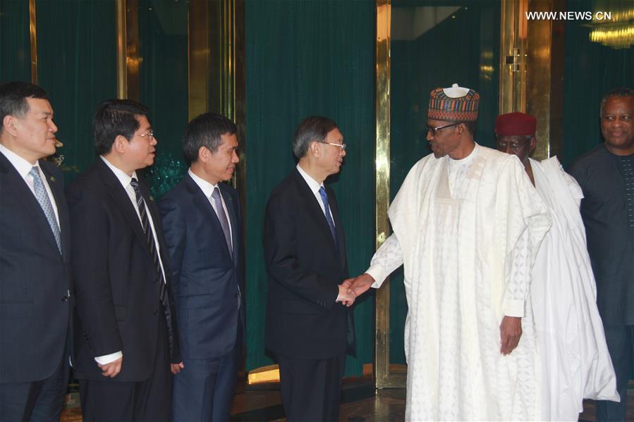 مبعوث شي الخاص يبحث مع الرئيس النيجيري العلاقات الثنائية