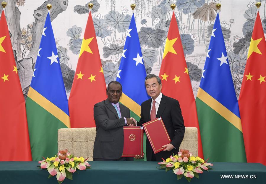 تقرير إخباري: الصين وجزر سليمان تقيمان علاقات دبلوماسية