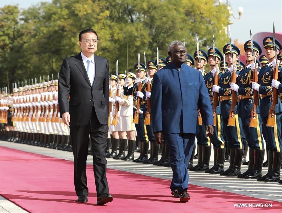 مقالة : الصين وجزر سليمان تتطلعان إلى تعزيز التعاون في مجالات عديدة