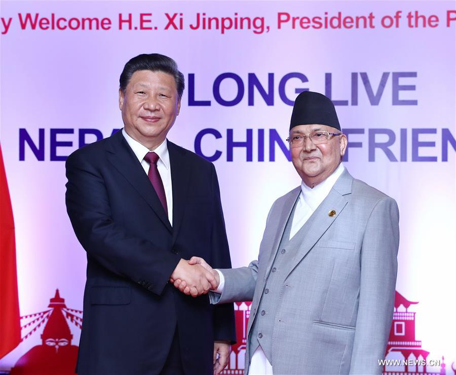 تقرير إخباري: شي يعرب عن استعداد الصين لتعزيز التعاون الودي مع نيبال