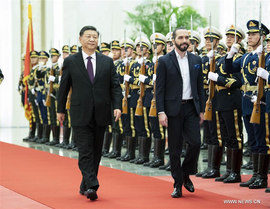 شي يدعو إلى دفع العلاقات الصينية-السلفادورية إلى مستوى أعلى