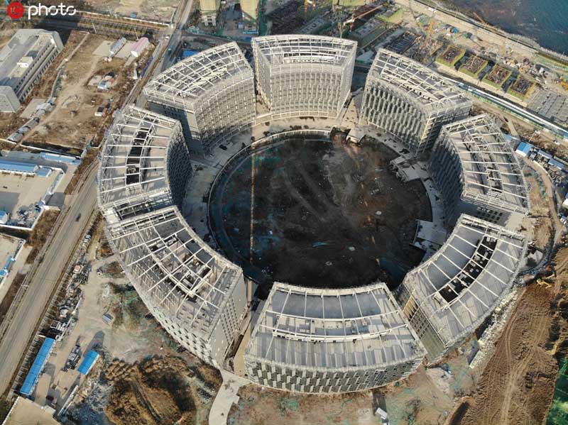 شكل تصميم مقر العاصمة الرقمية الصينية يجذب الإهتمام على منصات التواصل