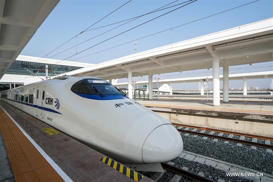 تشغيل خطي سكك حديد فائقة السرعة في جيانغسو بشرقي الصين