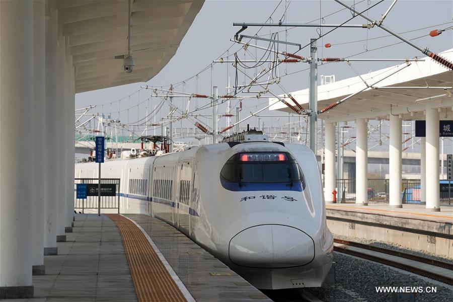 تشغيل خطي سكك حديد فائقة السرعة في جيانغسو بشرقي الصين